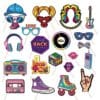25pcs 90s Photo Booth Props