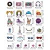 25pcs 90s Photo Booth Props - Image 2