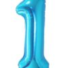 32 inch Number 1 Foil Balloon (Blue)