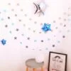 4M star shaped garland banner (Pink & Purple) - Image 2