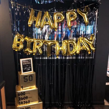 Foil Curtain - Black - Image 4