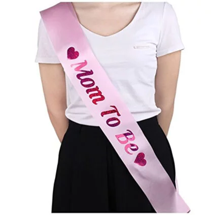 Mom to Be Sash (Pink)