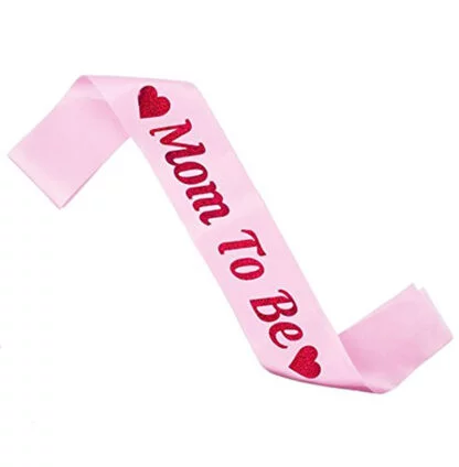Mom to Be Sash (Pink) - Image 2