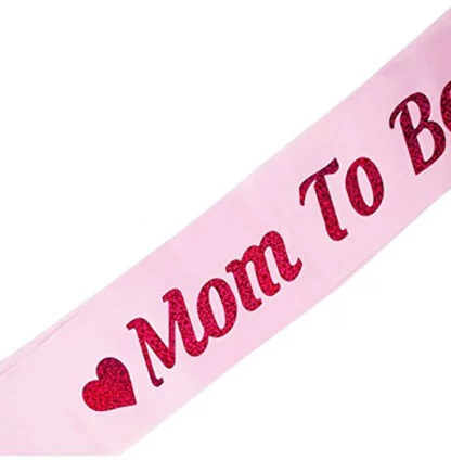 Mom to Be Sash (Pink) - Image 3