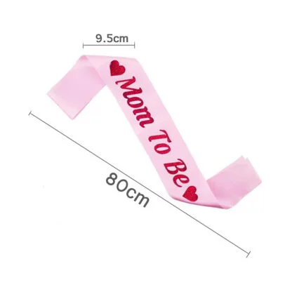 Mom to Be Sash (Pink) - Image 6