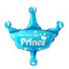 Crown Shaped Foil Balloon (Blue)