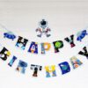 Happy Birthday Banner – Space theme