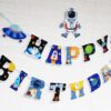 Happy Birthday Banner – Space theme - Image 2