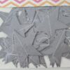 4M star shaped garland banner (Dark Silver)