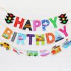 Happy Birthday Banner – Transport theme
