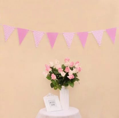 Triangle Party Banner (Pink)