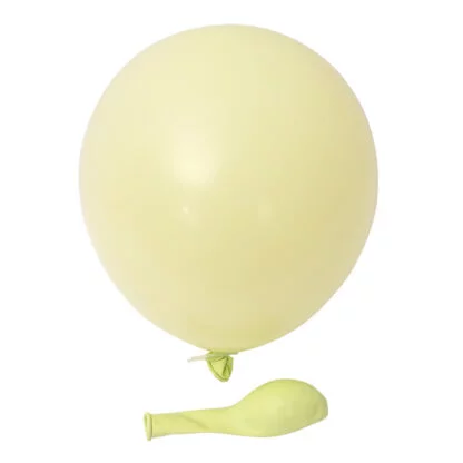 20pcs Macaron Latex Balloon (Yellow)