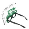 Merry Christmas Glasses (Green) - Image 2