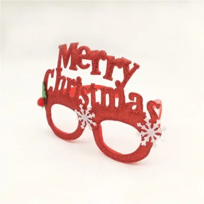 Merry Christmas Glasses (Red)