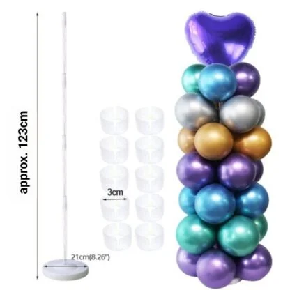 1 set Balloon Column Stand