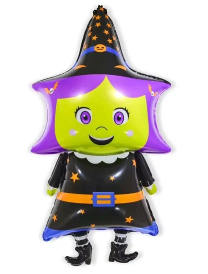 Witch Shaped Foil Balloon