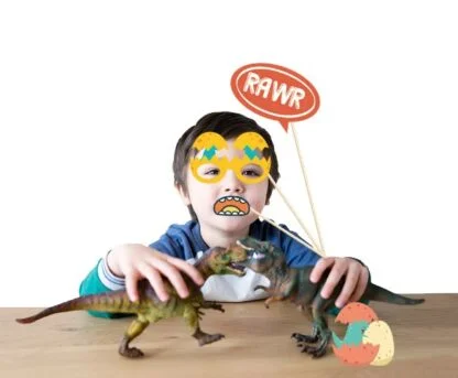 25pcs Dinosaur Photo Booth Props - Image 3