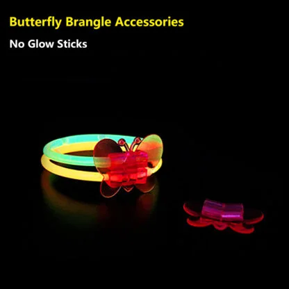 2pcs Glow stick connector accessories (Butterfly)