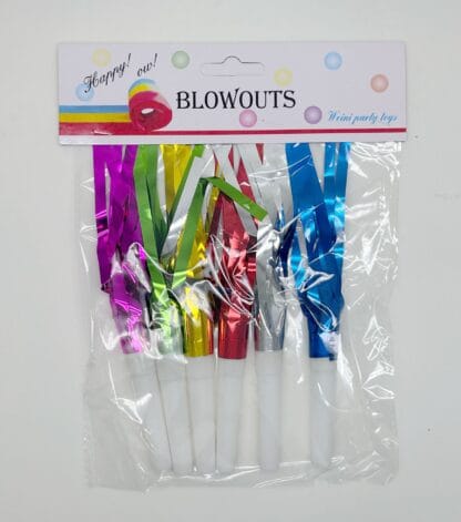 Colorful Foil Fringe Blow Out (Pack of 6) - Image 2