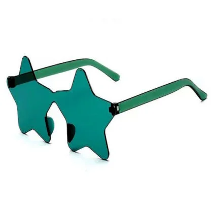 Star Shaped Glasses (Green)