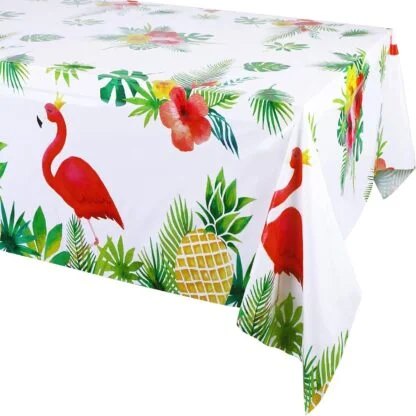 Hawaiian Themed Disposable Table Cloth