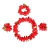 Hawaiian Garland 4pcs set (Red)