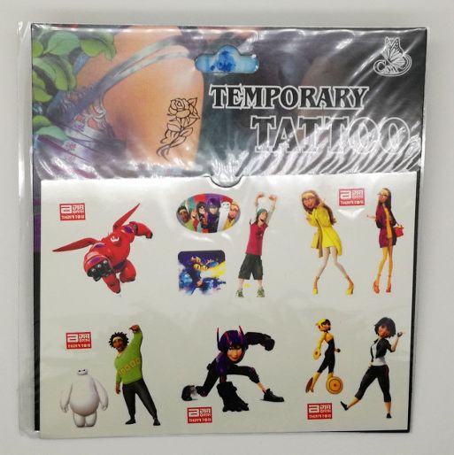 Big Hero Temporary Tattoo Sticker