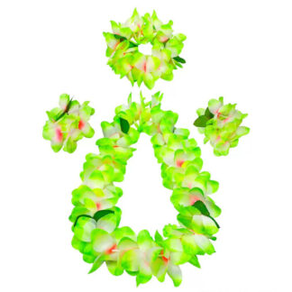 Hawaiian Garland 4pcs set (Green)