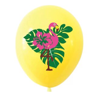 20 pcs Hawaiin Themed Latex Balloon (Flamingo)